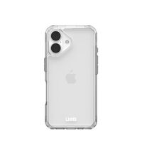 iPhone 16840283915284 μέσα στη θήκη UAG Plyo Ice, δείχνοντας την προστασία της οθόνης και της κάμερας.