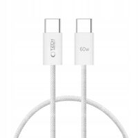 Καλώδιο Tech Protect USB-C to USB-C λευκό 25cm