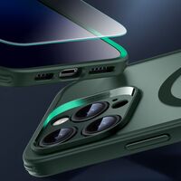 Θήκη iPhone 16 Pro Max με ενισχυμένες γωνίες Air Guard σε Frosted Green