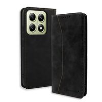 Κομψή μαύρη θήκη βιβλίο Bodycell PU Leather Xiaomi 14T Pro