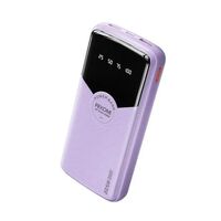 Power Bank WK Minre WP-43 10000mAh με τρεις θύρες φόρτισης - Μωβ