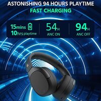 Πλευρική όψη των Edifier W830NB με μαλακά μαξιλαράκια