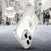 Διάφανος σχεδιασμός Tech Protect για iPhone 16 Pro Max - πίσω όψη