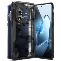 Μπροστινή όψη του κινητού με τη θήκη: OnePlus 13 5G με Ringke Fusion X Camo - Προστασία & Στρατιωτικό Στυλ