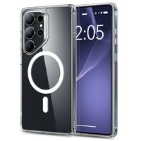 Διάφανη θήκη ESR Classic HaloLock MagSafe τοποθετημένη σε Samsung Galaxy S25 Ultra 5G