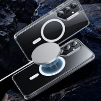 Η διάφανη θήκη ESR Classic HaloLock MagSafe τοποθετημένη σε Samsung Galaxy S25+ 5G