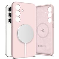 Προβολή της θήκης Tech-Protect Liquid Silicone σε απόχρωση Pink Pearl για το Samsung Galaxy S25 5G