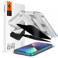 Spigen GLAS.tR EZ Fit Privacy για iPhone 13/13 Pro/14/16E – Ανθεκτικό γυαλί προστασίας