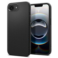 Θήκη Spigen Liquid Air Matte Black για iPhone 16e