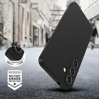 Μαύρη θήκη Soft Touch για Galaxy A36 5G με προστασία