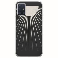 Minimal Moon Samsung Galaxy A71 Flexible TPU (Διάφανη Σιλικόνη)