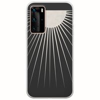 Minimal Moon Huawei P40 Pro Flexible TPU (Διάφανη Σιλικόνη)