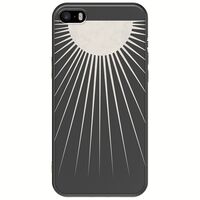 Minimal Moon iPhone 5/5s/SE 2016 Black TPU (Μαύρη Σιλικόνη)