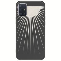 Minimal Moon Samsung Galaxy A71 Black TPU (Μαύρη Σιλικόνη)