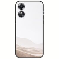 Windy Desert Oppo A17 Black TPU (Μαύρη Σιλικόνη)