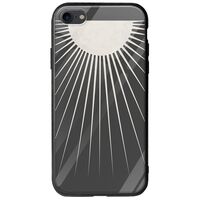 Minimal Moon iPhone 7 Groove TPU (Tempered Glass και TPU)