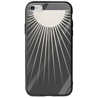 Minimal Moon iPhone 6 Plus / iPhone 6s Plus Groove TPU (Tempered Glass και TPU)