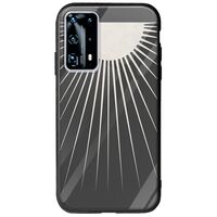 Minimal Moon Huawei P40 Groove TPU (Tempered Glass και TPU)