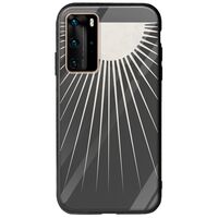 Minimal Moon Huawei P40 Pro Groove TPU (Tempered Glass και TPU)