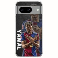 Football Stars - Lamine Yamal Google Pixel 8 5G Flexible TPU (Διάφανη Σιλικόνη)
