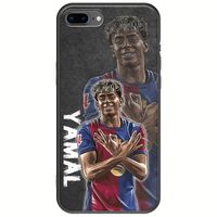 Football Stars - Lamine Yamal iPhone 8 Plus Black TPU (Μαύρη Σιλικόνη)