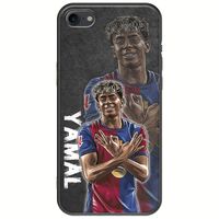 Football Stars - Lamine Yamal iPhone 7 Black TPU (Μαύρη Σιλικόνη)