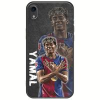 Football Stars - Lamine Yamal iPhone XR Black TPU (Μαύρη Σιλικόνη)