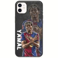 Football Stars - Lamine Yamal iPhone 12 mini Black TPU (Μαύρη Σιλικόνη)