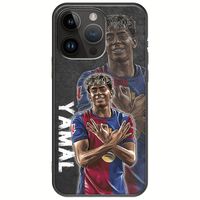 Football Stars - Lamine Yamal iPhone 15 Pro Max Black TPU (Μαύρη Σιλικόνη)