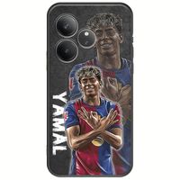 Football Stars - Lamine Yamal Realme GT 6T 5G Black TPU (Μαύρη Σιλικόνη)