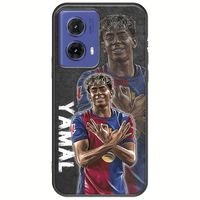 Football Stars - Lamine Yamal Motorola Moto G85 5G Black TPU (Μαύρη Σιλικόνη)