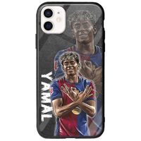 Football Stars - Lamine Yamal iPhone 12 Groove TPU (Tempered Glass και TPU)