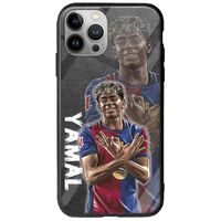 Football Stars - Lamine Yamal iPhone 12 Pro Max Groove TPU (Tempered Glass και TPU)