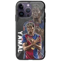 Football Stars - Lamine Yamal iPhone 15 Pro Groove TPU (Tempered Glass και TPU)