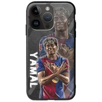Football Stars - Lamine Yamal iPhone 15 Pro Max Groove TPU (Tempered Glass και TPU)