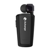 Bluetooth iXchange UA-25 ακουστικό μαύρο με καλώδιο