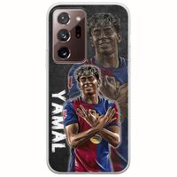 Football Stars - Lamine Yamal Samsung Galaxy Note 20 Ultra Flexible TPU (Διάφανη Σιλικόνη)