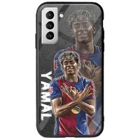 Football Stars - Lamine Yamal Samsung Galaxy S21 Plus Groove TPU (Tempered Glass και TPU)