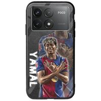Football Stars - Lamine Yamal Xiaomi Poco F6 Pro 5G Groove TPU (Tempered Glass και TPU)