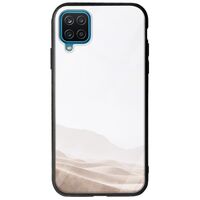Windy Desert Samsung Galaxy A12 Groove TPU (Tempered Glass και TPU)