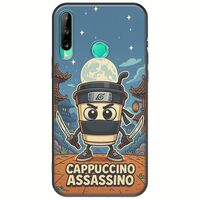 Brainrot - Cappuccino Assasino Huawei P40 Lite E Black TPU (Μαύρη Σιλικόνη)