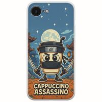 Brainrot - Cappuccino Assasino iPhone 16e Flexible TPU (Διάφανη Σιλικόνη)