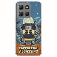 Brainrot - Cappuccino Assasino Motorola Moto G15 Flexible TPU (Διάφανη Σιλικόνη)