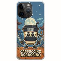 Brainrot - Cappuccino Assasino iPhone 15 Pro Max Flexible TPU (Διάφανη Σιλικόνη)