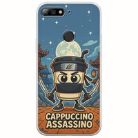 Brainrot - Cappuccino Assasino Huawei Y7 2018 / Y7 Prime 2018 Flexible TPU (Διάφανη Σιλικόνη)