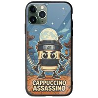 Brainrot - Cappuccino Assasino iPhone 11 Pro Groove TPU (Tempered Glass και TPU)