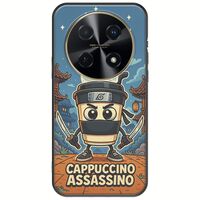 Brainrot - Cappuccino Assasino Huawei Nova 12i Black TPU (Μαύρη Σιλικόνη)