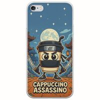 Brainrot - Cappuccino Assasino iPhone 6 Plus / iPhone 6s Plus Flexible TPU (Διάφανη Σιλικόνη)