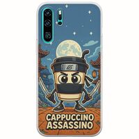 Brainrot - Cappuccino Assasino Huawei P30 Pro Flexible TPU (Διάφανη Σιλικόνη)