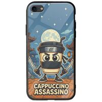 Brainrot - Cappuccino Assasino iPhone 8 Groove TPU (Tempered Glass και TPU)